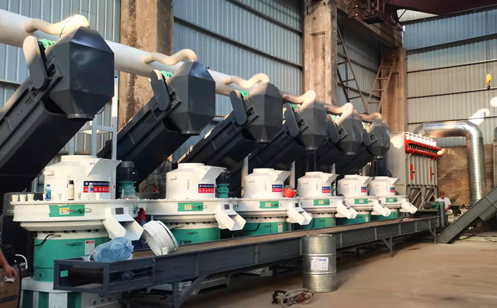 山東金格瑞年產(chǎn)10萬噸木屑造粒機(jī)生產(chǎn)線調(diào)試成功 山東金格瑞年產(chǎn)10萬噸木屑造粒機(jī)生產(chǎn)線調(diào)試成功